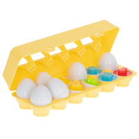 Sorter jajka układanka edukacyjna 12 sztuk - dopasuj kształty