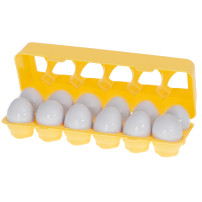 Sorter jajka układanka edukacyjna 12 sztuk - dopasuj kształty