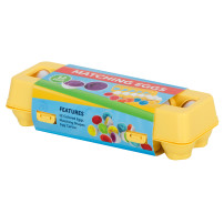 Sorter jajka układanka edukacyjna 12 sztuk - dopasuj kształty