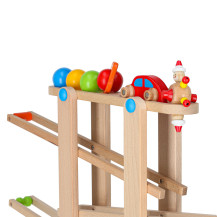 Tor kulkowy drewniany XXL kulodrom montessori dla dzieci