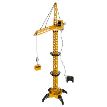 Dźwig żuraw budowlany RC zdalnie sterowany z hakiem 128 cm