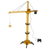 Dźwig żuraw budowlany RC zdalnie sterowany z hakiem 128 cm