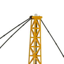 Dźwig żuraw budowlany RC zdalnie sterowany z hakiem 128 cm
