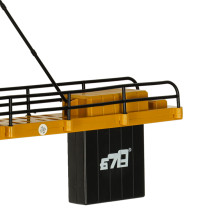 Dźwig żuraw budowlany RC zdalnie sterowany z hakiem 128 cm