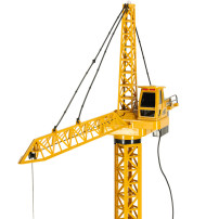 Dźwig żuraw budowlany RC zdalnie sterowany z hakiem 128 cm