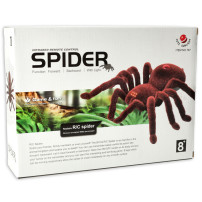 Pająk tarantula zdalnie sterowany na pilota, świecące oczy
