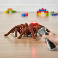 Pająk tarantula zdalnie sterowany na pilota, świecące oczy