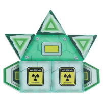 Klocki magnetyczne kosmos stacja kosmiczna 108 elementów STEM
