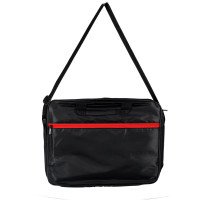 Torba na laptopa 15,6 cali na ramię, teczka biznesowa, czarna
