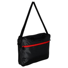 Torba na laptopa 15,6 cali na ramię, teczka biznesowa, czarna