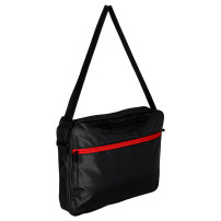 Torba na laptopa 15,6 cali na ramię, teczka biznesowa, czarna