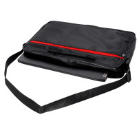 Torba na laptopa 15,6 cali na ramię, teczka biznesowa, czarna