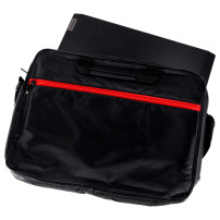 Torba na laptopa 15,6 cali na ramię, teczka biznesowa, czarna
