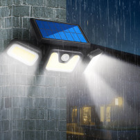 Lampa solarna LED 3w1 z czujnikiem ruchu i zmierzchu, 6500 lm