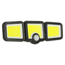 Lampa solarna LED 3w1 z czujnikiem ruchu i zmierzchu, 6500 lm