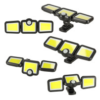 Lampa solarna LED 3w1 z czujnikiem ruchu i zmierzchu, 6500 lm