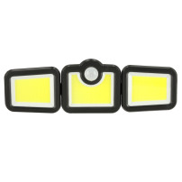 Lampa solarna LED 3w1 z czujnikiem ruchu i zmierzchu, 6500 lm