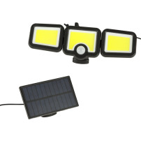 Lampa solarna LED 3w1 z czujnikiem ruchu i zmierzchu, 6500 lm
