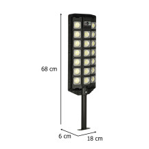 Lampa solarna LED zewnętrzna 60W z czujnikiem ruchu IP65