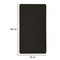 Mata do jogi i fitnessu 185x83 cm, gruba 1,5 cm + pokrowiec