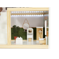 Domek dla lalek drewniany lulilo floro boho LED 78 cm