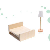 Domek dla lalek drewniany lulilo floro boho LED 78 cm