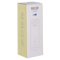 Kubek termiczny LED z ustnikiem 350ml róż - termos stal nierdzewna