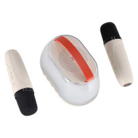 Zestaw do karaoke bluetooth LED RGB 2 mikrofony USB - KX2860