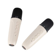 Zestaw do karaoke bluetooth LED RGB 2 mikrofony USB - KX2860