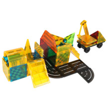 Klocki magnetyczne 3D konstrukcyjne 50 elementów STEM dla dzieci