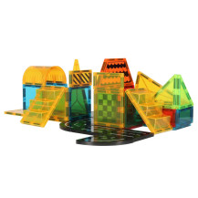 Klocki magnetyczne 3D konstrukcyjne 50 elementów STEM dla dzieci