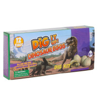 Wykopaliska dinozaurów zestaw archeologiczny 12 jajek z figurkami