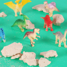 Dinozaury wykopaliska jajko XL - zestaw archeologiczny 12 figurek