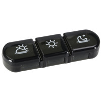 Organizer na tabletki i leki tygodniowy czarny KX2968