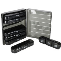 Organizer na tabletki i leki tygodniowy czarny KX2968