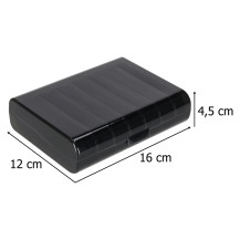 Organizer na tabletki i leki tygodniowy czarny KX2968