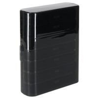 Organizer na tabletki i leki tygodniowy czarny KX2968