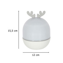 Lampka nocna projektor gwiazd LED jelonek z pilotem, 6 motywów