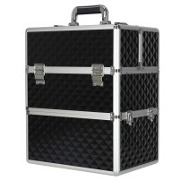 Kuferek na kosmetyki XXL 3D walizka organizer piętrowy