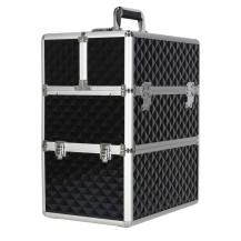 Kuferek na kosmetyki XXL 3D walizka organizer piętrowy