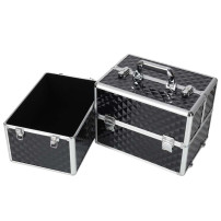 Kuferek na kosmetyki XXL 3D walizka organizer piętrowy