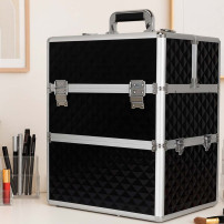 Kuferek na kosmetyki XXL 3D walizka organizer piętrowy