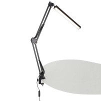 Lampka biurkowa LED USB z klipsem, regulacja jasności i barwy