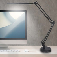 Lampka biurkowa LED USB z klipsem, regulacja jasności i barwy