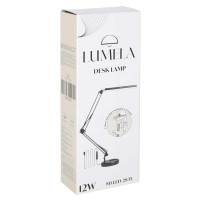 Lampka biurkowa LED USB z klipsem, regulacja jasności i barwy