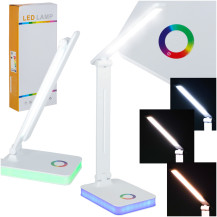Lampka biurkowa LED USB z RGB i regulacją światła