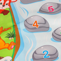 Mata edukacyjna interaktywna muzyczna ze zwierzątkami 80x50 cm