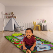 Mata edukacyjna interaktywna muzyczna ze zwierzątkami 80x50 cm