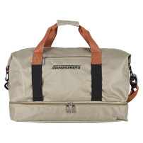 Torba podróżna sportowa beżowa 58x34 cm - bagaż podręczny